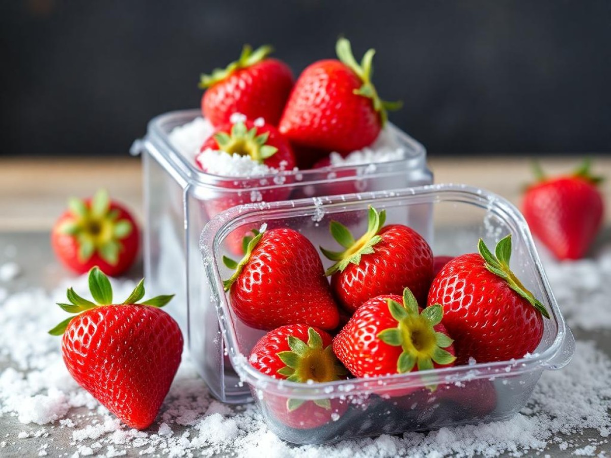 Comment bien congeler des fraises sans les abîmer ?