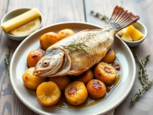 Recette de la dorade au four avec ses pommes de terre : un plat facile et parfumé
