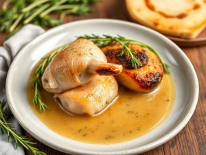 Souris d’agneau au four : recette simple et fondante aux herbes de Provence